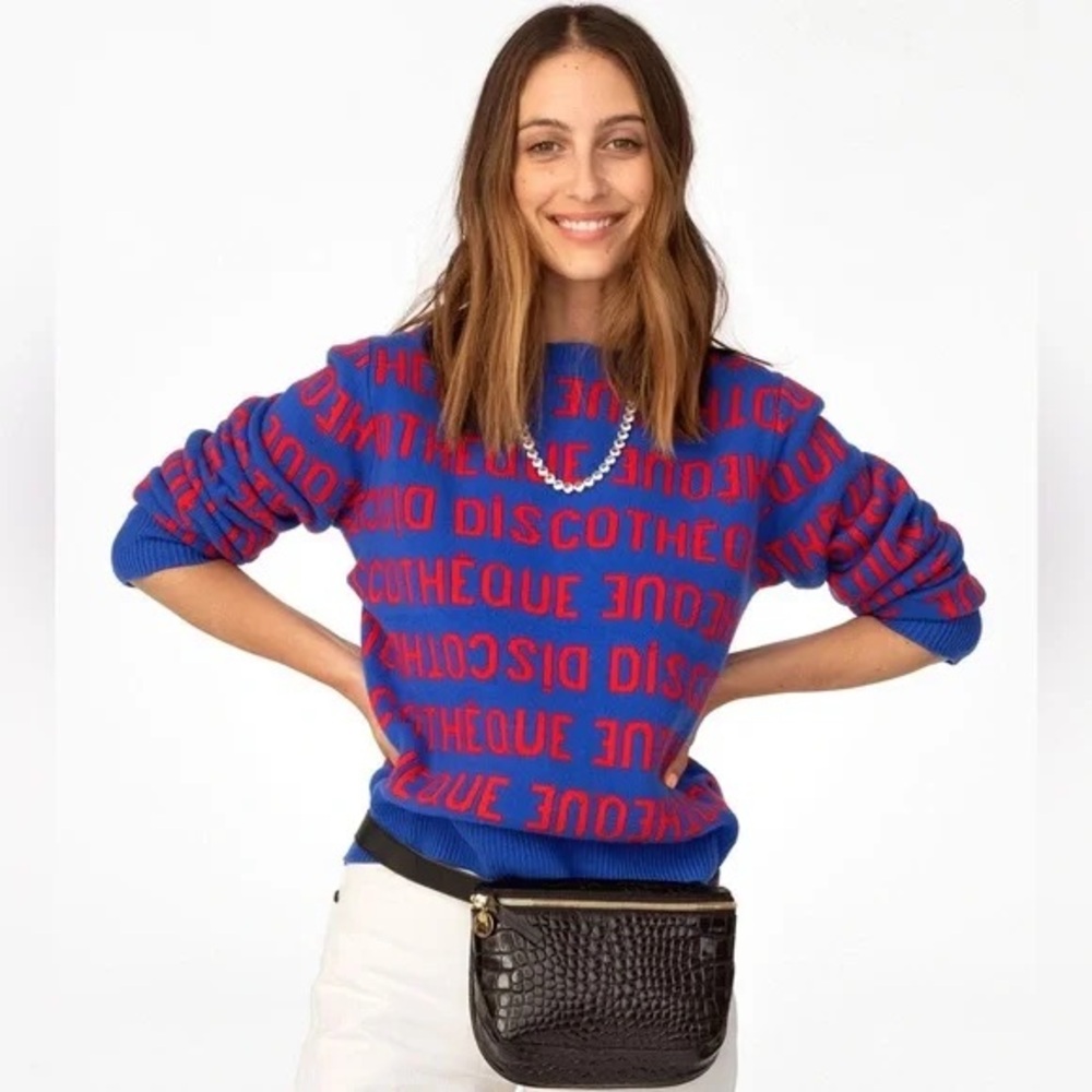 Clare V NWT Discotheque sweater